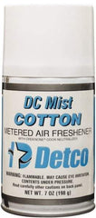 Detco - 7 oz Air Freshener Dispenser Refill - Cotton, Compatible with EQD004 - Eagle Tool & Supply