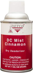 Detco - 7 oz Air Freshener Dispenser Refill - Cinnamon, Compatible with EQD004 - Eagle Tool & Supply