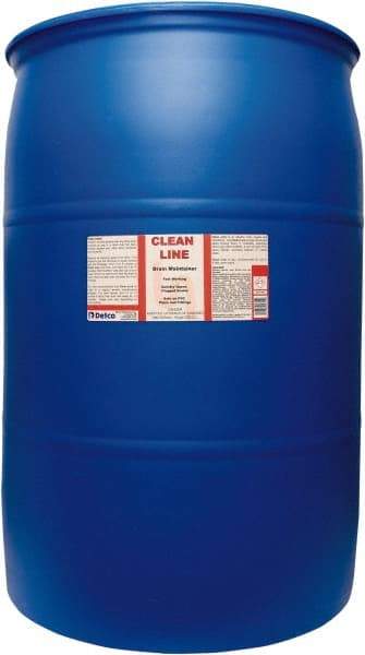 Detco - 55 Gal Liquid Drain Opener - Unscented, Drum - Eagle Tool & Supply