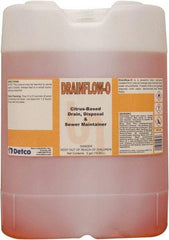Detco - 5 Gal Liquid Drain Cleaner - Citrus Scent, Drum - Eagle Tool & Supply