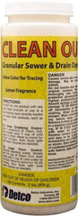 Detco - 2 Lb Granular Drain Opener - Lemon Scent, Can - Eagle Tool & Supply