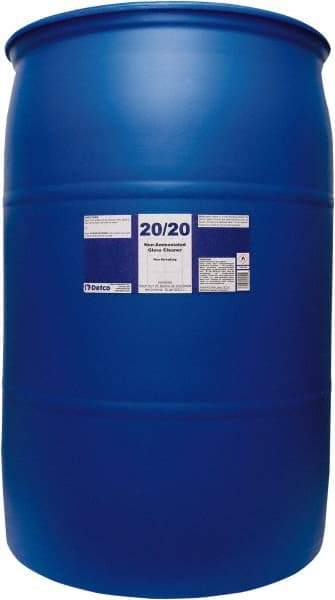 Detco - 55 Gal Drum Mint Glass Cleaner - Use on Glass - Eagle Tool & Supply