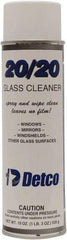 Detco - 20 oz Aerosol Can Mint Glass Cleaner - Use on Glass - Eagle Tool & Supply