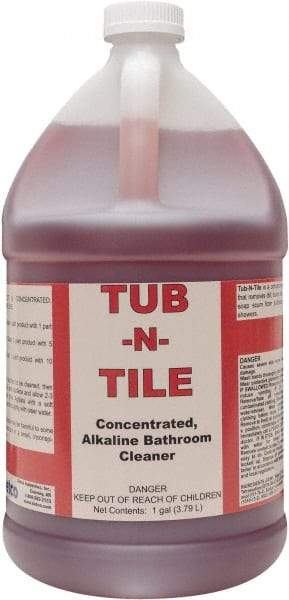 Detco - 1 Gal Jug Liquid Bathroom Cleaner - Unscented Scent, Nonacidic, Bath Fixtures - Eagle Tool & Supply