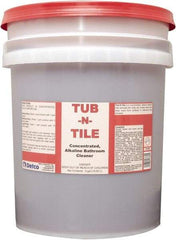 Detco - 5 Gal Pail Liquid Bathroom Cleaner - Unscented Scent, Nonacidic, Bath Fixtures - Eagle Tool & Supply