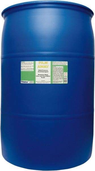 Detco - 55 Gal Drum Liquid Bathroom Cleaner - Unscented Scent, Bath Fixtures - Eagle Tool & Supply