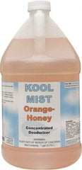 Detco - 1 Gal Bottle Deodorizer - Liquid, Orange-Honey Scent, Concentrated, Environmentally Safe - Eagle Tool & Supply