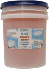 Detco - 5 Gal Pail Deodorizer - Liquid, Orange-Honey Scent, Concentrated, Environmentally Safe - Eagle Tool & Supply