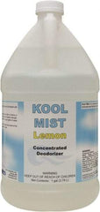 Detco - 1 Gal Bottle Deodorizer - Liquid, Lemon Scent, Concentrated, Environmentally Safe - Eagle Tool & Supply