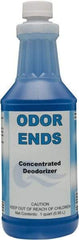 Detco - 32 oz Bottle Deodorizer - Liquid, Unscented, Concentrated, Environmentally Safe - Eagle Tool & Supply