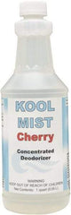 Detco - 32 oz Bottle Deodorizer - Liquid, Cherry Scent, Concentrated, Environmentally Safe - Eagle Tool & Supply