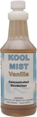 Detco - 32 oz Bottle Deodorizer - Liquid, Vanilla Scent, Concentrated, Environmentally Safe - Eagle Tool & Supply