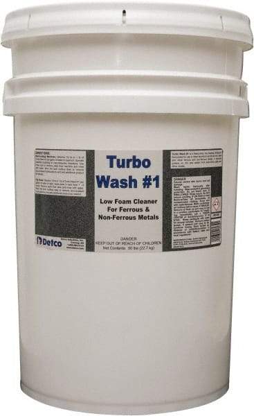 Detco - 50 Lb Bucket Cleaner/Degreaser - Granular, Alkaline, Unscented - Eagle Tool & Supply
