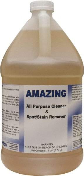 Detco - 1 Gal Bottle Spot/Stain Cleaner - Liquid, Butyl-Based, Unscented - Eagle Tool & Supply