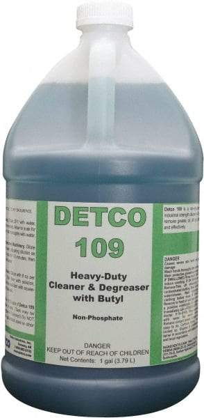 Detco - 1 Gal Bottle Cleaner/Degreaser - Liquid, Butyl-Based, Unscented - Eagle Tool & Supply