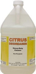 Detco - 1 Gal Bottle Cleaner/Degreaser - Liquid, Butyl-Based, Citrus - Eagle Tool & Supply