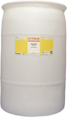 Cleaner: 30 gal Drum Liquid, Butyl-Based, Citrus Scent