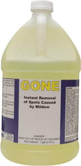 Detco - 1 Gal Bottle Mildew Remover - Liquid, Water-Based, Unscented - Eagle Tool & Supply