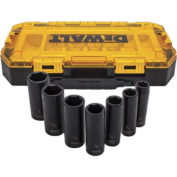 DeWALT - Socket Sets Measurement Type: Inch Drive Size: 1/2 - Eagle Tool & Supply