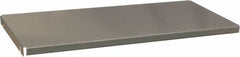 Durham - Gray, Steel, Cabinet Shelf - 59-1/2" Wide x 16-3/8" Deep x 3" High Body - Eagle Tool & Supply
