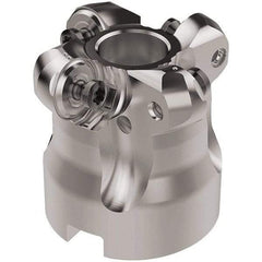 Seco - 40mm Cut Diam, 6mm Max Depth, 16mm Arbor Hole, 4 Inserts, RNMU12.. Insert Style, Indexable Copy Face Mill - R220.28 Cutter Style, 14,000 Max RPM, 40mm High, Through Coolant, Series R220 - Eagle Tool & Supply