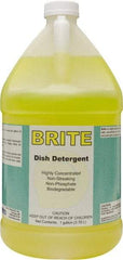 Detco - 1 Gal Bottle Manual Dishwashing Liquid - Lemon Scented - Eagle Tool & Supply