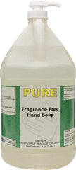 Detco - 1 Gal Bottle Liquid Hand Cleaner - Pale Yellow, Fragrance Free Scent - Eagle Tool & Supply