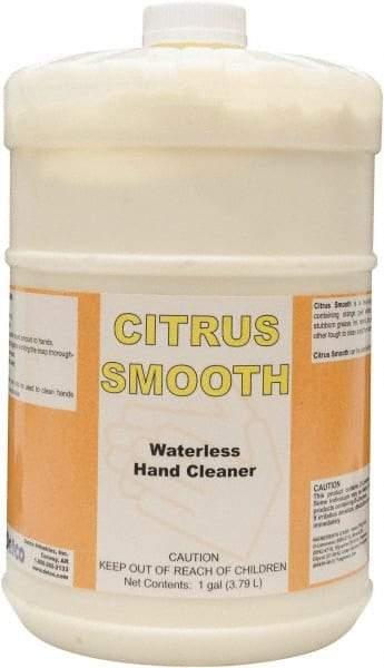 Detco - 1 Gal Bottle Waterless Cream Waterless Hand Cleaner - Yellow, Citrus Scent - Eagle Tool & Supply