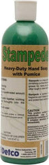 Detco - 16 oz Bottle Gel Hand Cleaner with Grit - Green, Almond Scent - Eagle Tool & Supply