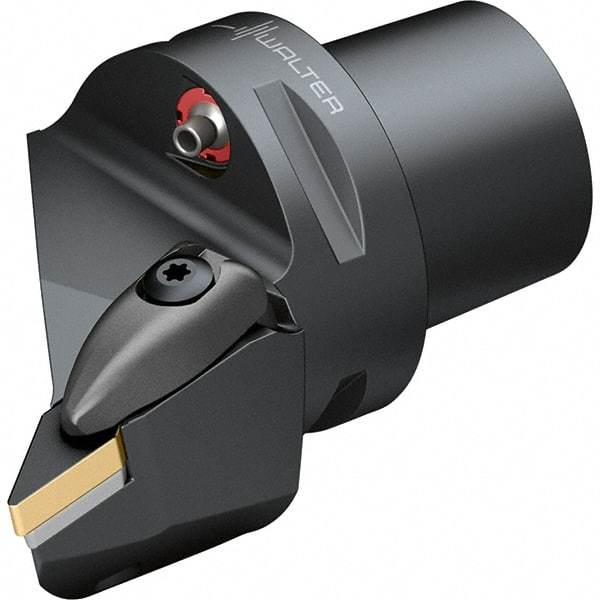 Walter - 93° Lead Angle, Indexable Turning Toolholder - 86mm OAL, Series DVJN-CAPTO-AUSSEN - Eagle Tool & Supply