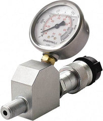 Enerpac - Hydraulic Pressure Gages & Adapters Type: Liquid-Filled Gauge Pressure Rating: 0 - 10000 - Eagle Tool & Supply