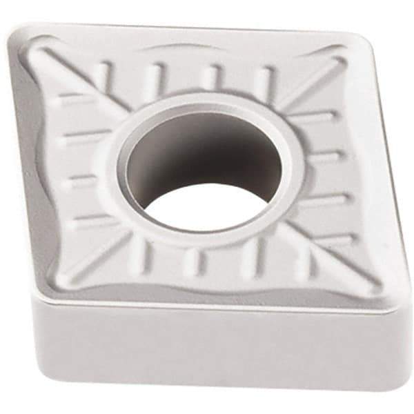 Seco - CNMM646 R7 Grade TP3501 Carbide Turning Insert - TiCN/Al2O3 Finish, 80° Diamond, 3/4" Inscr Circle, 1/4" Thick, 3/32" Corner Radius - Eagle Tool & Supply