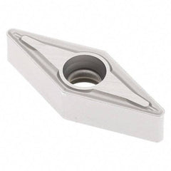 Seco - VNMU2.532 M3 Grade TP3501 Carbide Turning Insert - TiCN/Al2O3 Finish, 35° Diamond, 5/16" Inscr Circle, 3/16" Thick, 1/32" Corner Radius - Eagle Tool & Supply