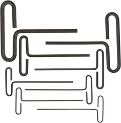 Bondhus - 8 Piece, Loop T-Handle Hex Key Set - 2 to 10mm Range, Protanium High Torque Steel - Eagle Tool & Supply