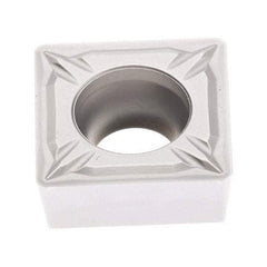 Seco - SCMT32.53 MF2 Grade TP3501 Carbide Turning Insert - TiCN/Al2O3 Finish, 90° Square, 3/8" Inscr Circle, 5/32" Thick, 3/64" Corner Radius - Eagle Tool & Supply