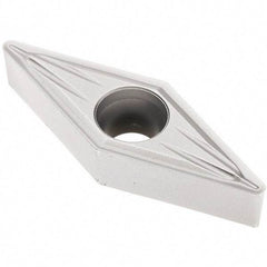 Seco - VBMT330.5 MF2 Grade TP3501 Carbide Turning Insert - TiCN/Al2O3 Finish, 35° Diamond, 3/8" Inscr Circle, 3/16" Thick, 0.2mm Corner Radius - Eagle Tool & Supply