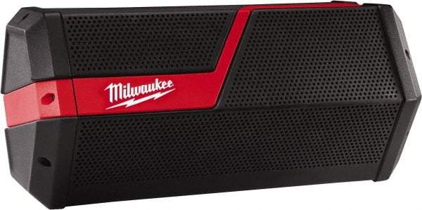 Milwaukee Tool - Job Site Radios Type: Bluetooth Speaker Height (Decimal Inch): 6.5000 - Eagle Tool & Supply