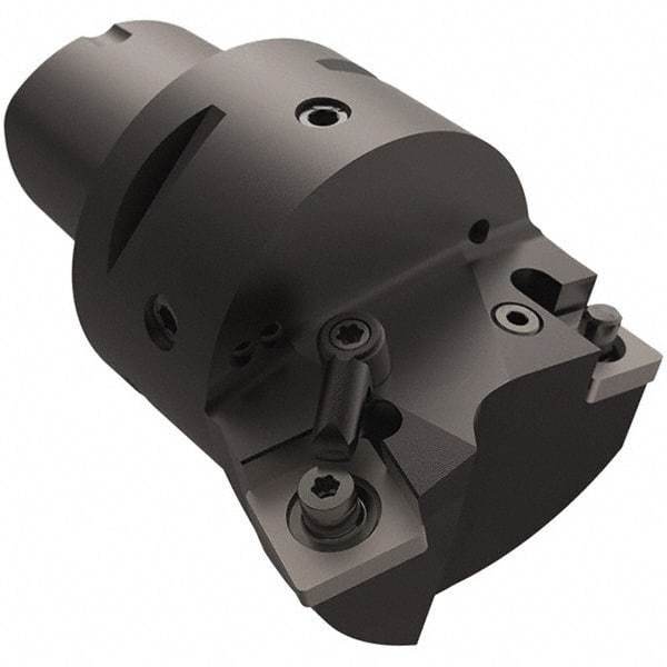 Seco - Left Hand\xB6Right Hand Cut, Size C8, CN..1606.. & SN..1506.. Insert Compatiblity, Internal Modular Turning & Profiling Cutting Unit Head - 45mm Ctr to Cutting Edge, 85mm Head Length, Through Coolant, Series MTM - Eagle Tool & Supply