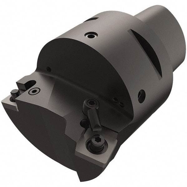 Seco - Left Hand\xB6Right Hand Cut, Size C8, CN..1606.. & SN..1506.. Insert Compatiblity, Internal Modular Turning & Profiling Cutting Unit Head - 45mm Ctr to Cutting Edge, 85mm Head Length, Through Coolant, Series MTM - Eagle Tool & Supply