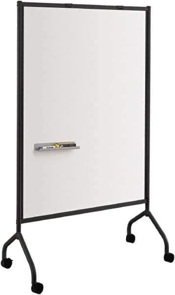 Safco - 72" High x 42" Wide Magnetic Wet/Dry Erase - Steel, 21-1/2" Deep, Includes Magnetic Accessory Tray, Dry Erase Markers, Eraser & Easel Pad Hooks - Eagle Tool & Supply