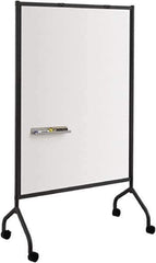Safco - 72" High x 42" Wide Magnetic Wet/Dry Erase - Steel, 21-1/2" Deep, Includes Magnetic Accessory Tray, Dry Erase Markers, Eraser & Easel Pad Hooks - Eagle Tool & Supply
