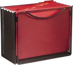 Safco - Black File Boxes-Storage - Steel, Mesh - Eagle Tool & Supply