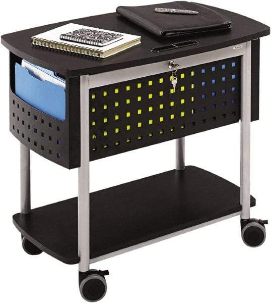 Safco - 25-3/4" Wide x 14" Long x 29-3/4" High File Cart - 2 Shelf, Steel - Eagle Tool & Supply