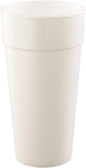 DART - Drink Foam Cups, Hot/Cold, 24 oz, 25/Bag, 20 Bags/Carton - White - Eagle Tool & Supply