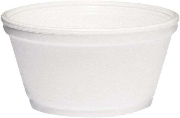 DART - Foam Container, 8 oz, 1000/Carton - White - Eagle Tool & Supply