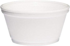 DART - Foam Container, 8 oz, 1000/Carton - White - Eagle Tool & Supply