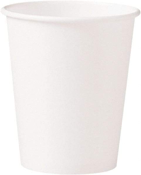 Solo - Polycoated Hot Paper Cups, 10 oz - White - Eagle Tool & Supply