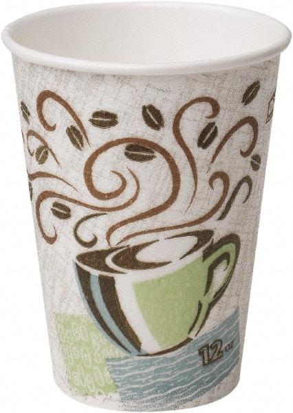 Dixie - Hot Cups, Paper, 10 oz, 500/Carton - Coffee Dreams Design - Eagle Tool & Supply