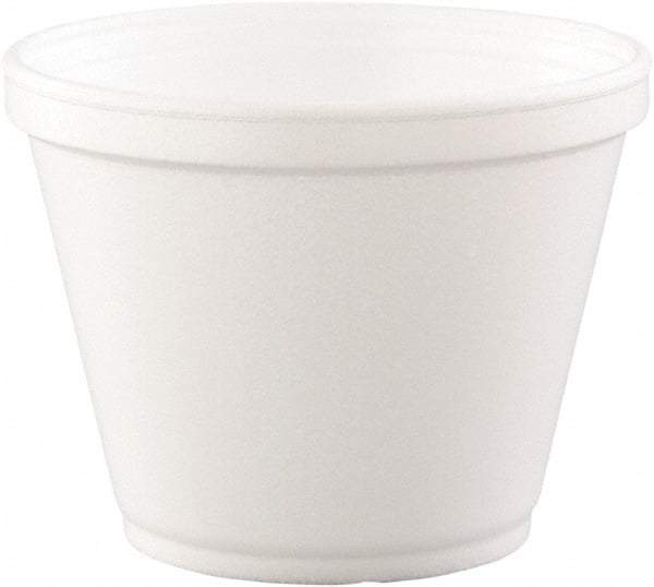 DART - Food Containers, Foam, 12 oz, 25/Bag, 20 Bags/Carton - White - Eagle Tool & Supply