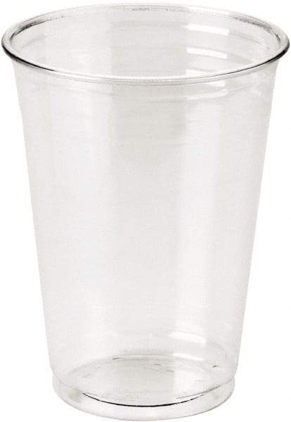 Dixie - Clear Plastic PETE Cups, Cold, 10 oz, WiseSize, 25/Pack, 20 Packs/Carton - Clear - Eagle Tool & Supply